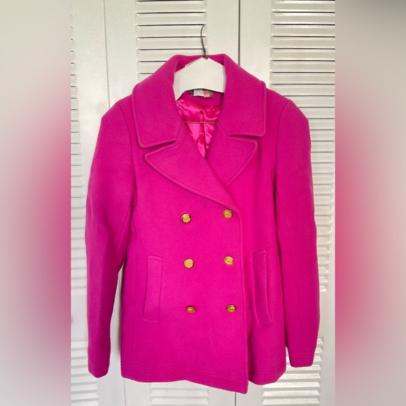 J.crew Pink Coat/Jacket - Picture 4 of 9